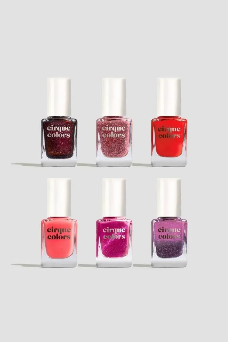 Cirque Colors Femme Fatale Collection nagellack set 6-pack jelly