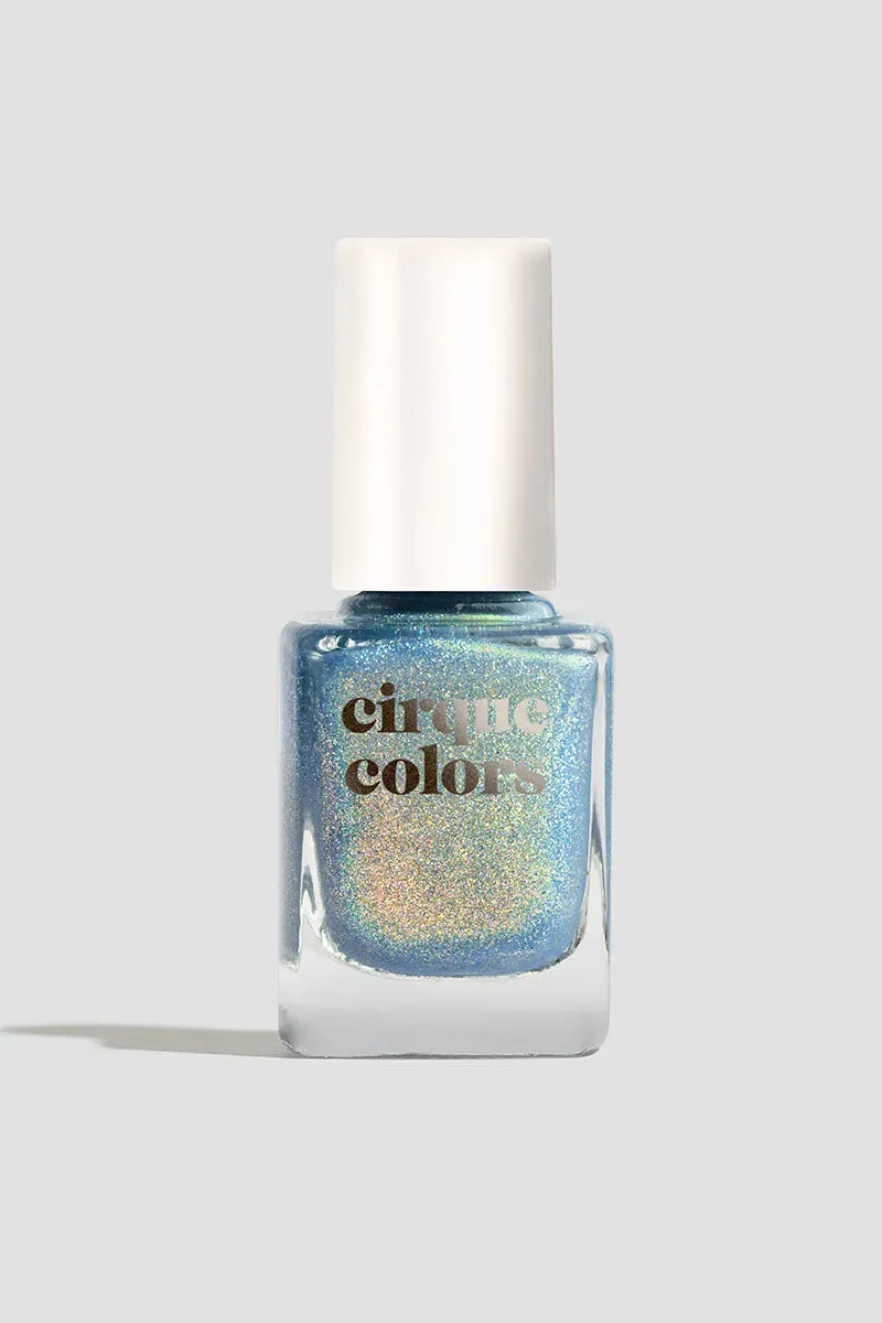 Cirque Colors Stunt Queen nagellack turkos holo