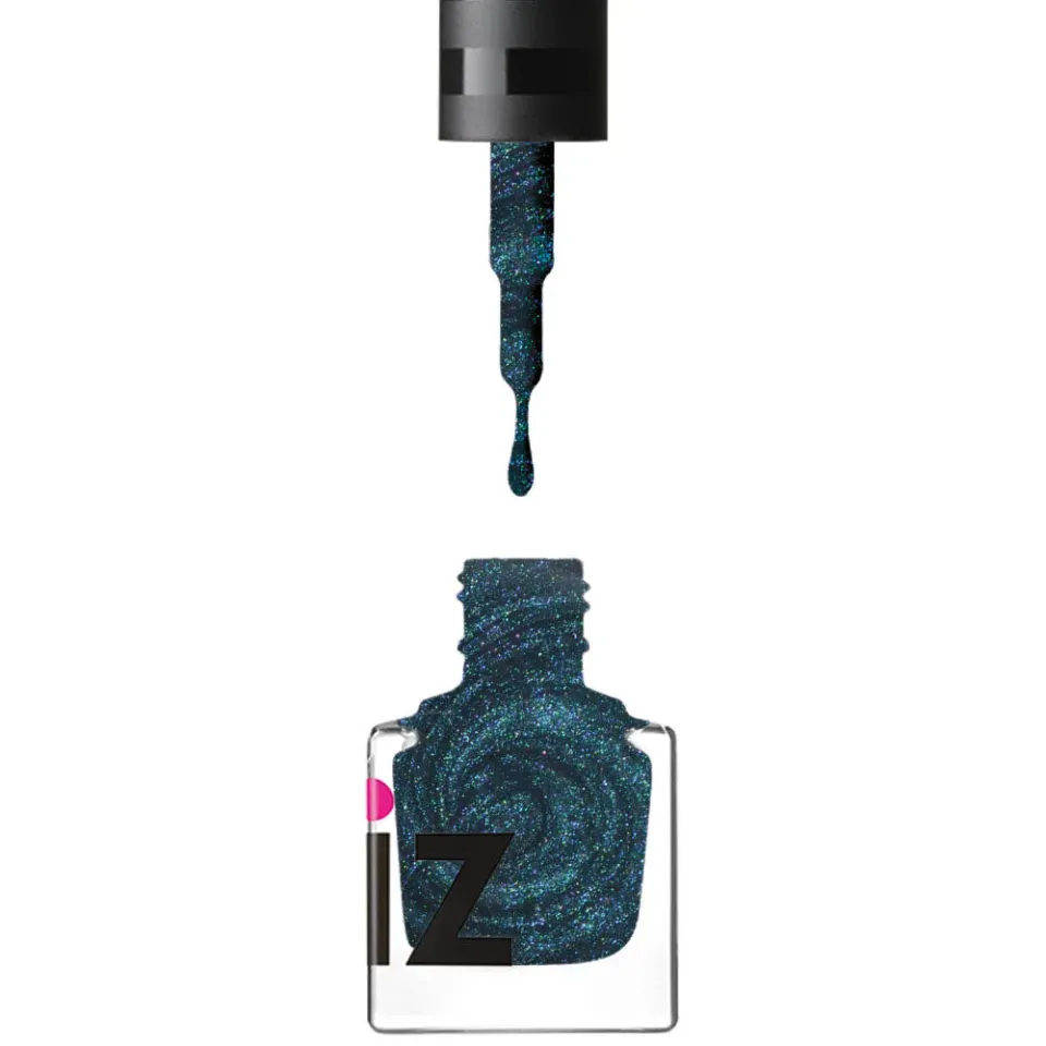 Iz Beauty Ocean Blue nagellack 6 ml skimrande blå