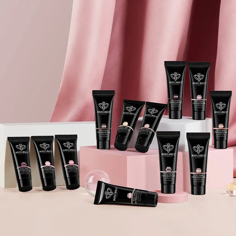 Modelones Love of Pink Sakura polygel set 12-pack rosa