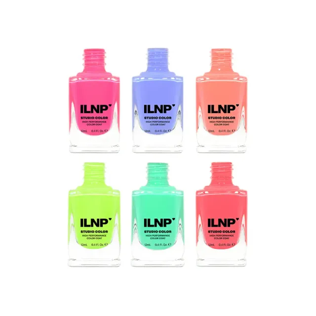 ILNP Poolside Collection nagellack 6-pack neon kräm