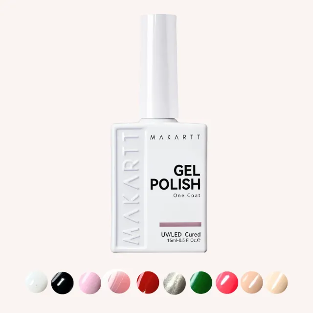 Makartt One Coat Gellack Milky Muse Täckande Ett Lager