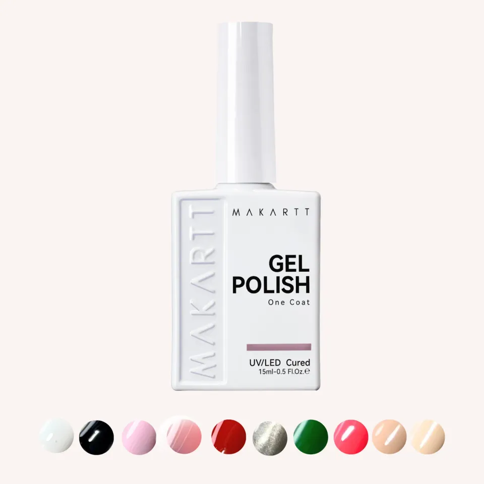 Makartt One Coat Gellack Milky Muse Täckande Ett Lager