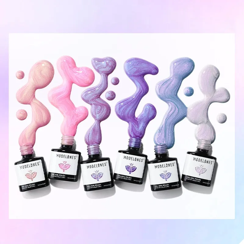 Modelones Shimmering Seashell gellack 6-pack shimmer