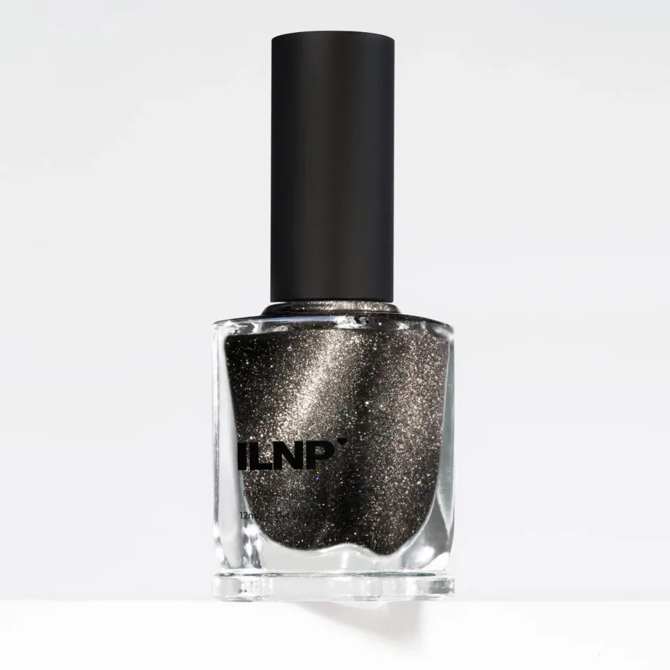 ILNP Moonlit nagellack kolgrå magnetisk silver