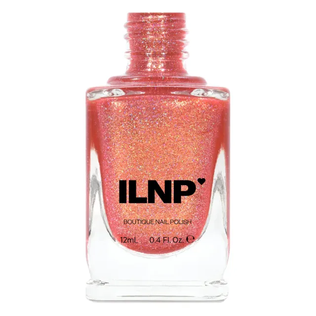 ILNP Citrus Punch nagellack korall holografiskt
