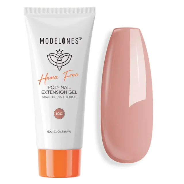 Modelones Poly Nail Gel Natural Nude polygel 60g nude