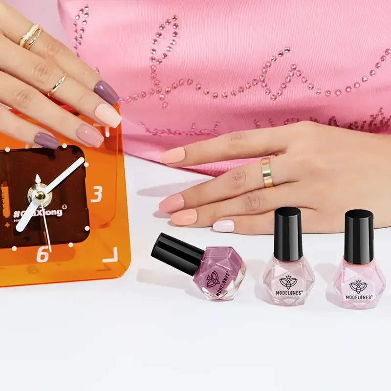 modelones Evil Gaze nagellacksset rosa krämig
