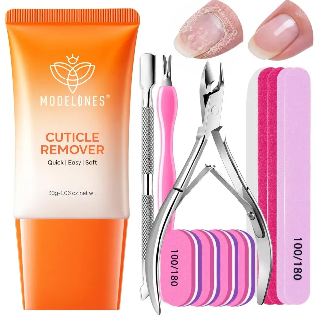 Modelones Cuticle Remover nagelvårdskit 13-delar