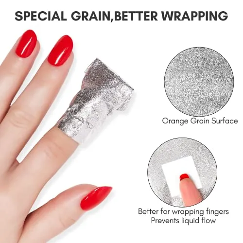 Makartt Foil Wrap Remover Kit folie 100-pack acetonfri