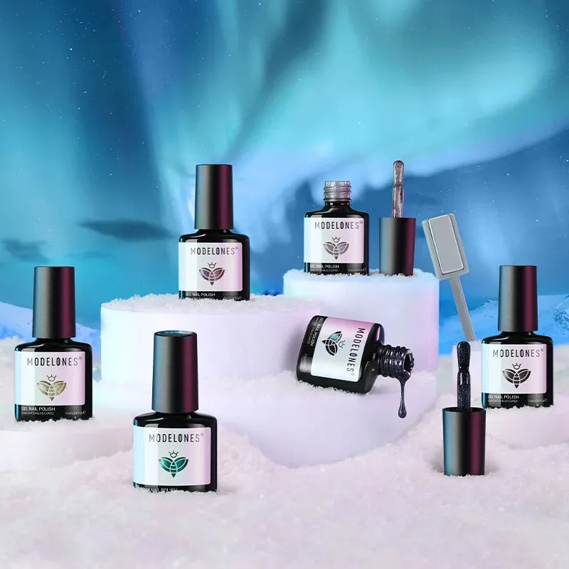 Modelones Aurora Dream gellack 6-pack cat eye
