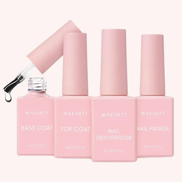 Makartt Base & Top Coat 8ML gellack bas och topp glans