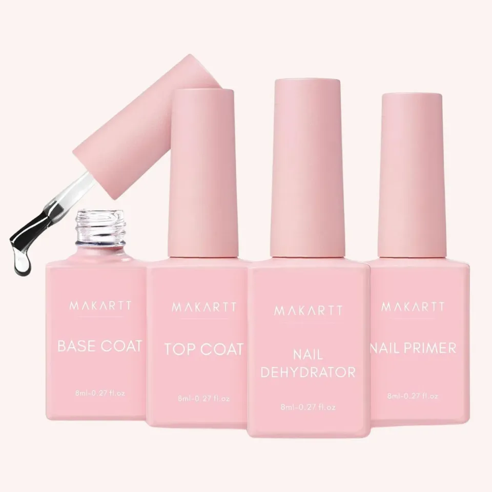 Makartt Base & Top Coat 8ML gellack bas och topp glans