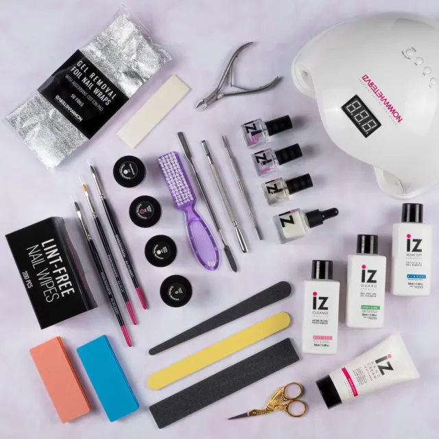Iz Beauty CALGEL Silver Pro utbildningspaket 35 delar