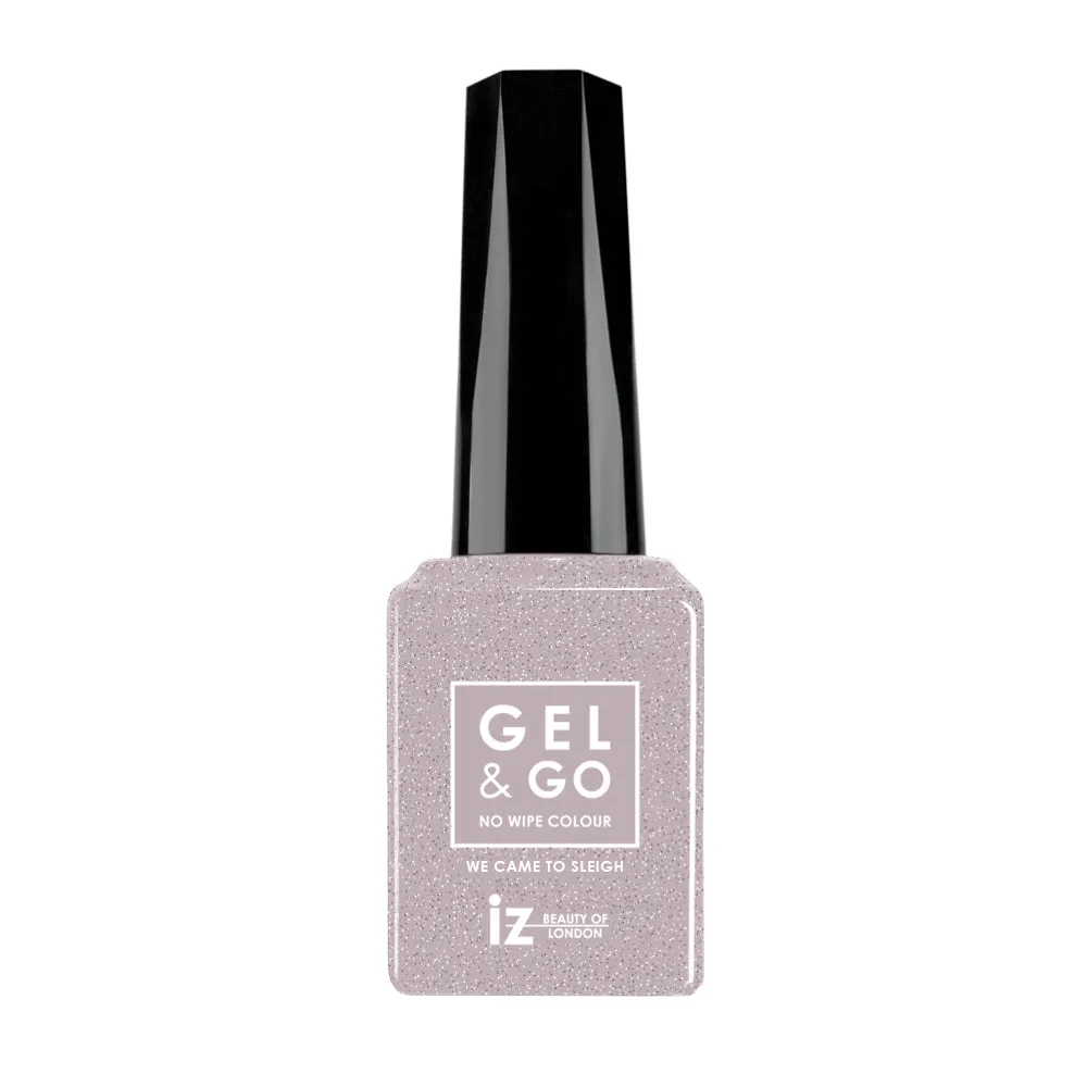 Iz Beauty GEL&GO We Came To Sleigh gellack 12ml glitterlila