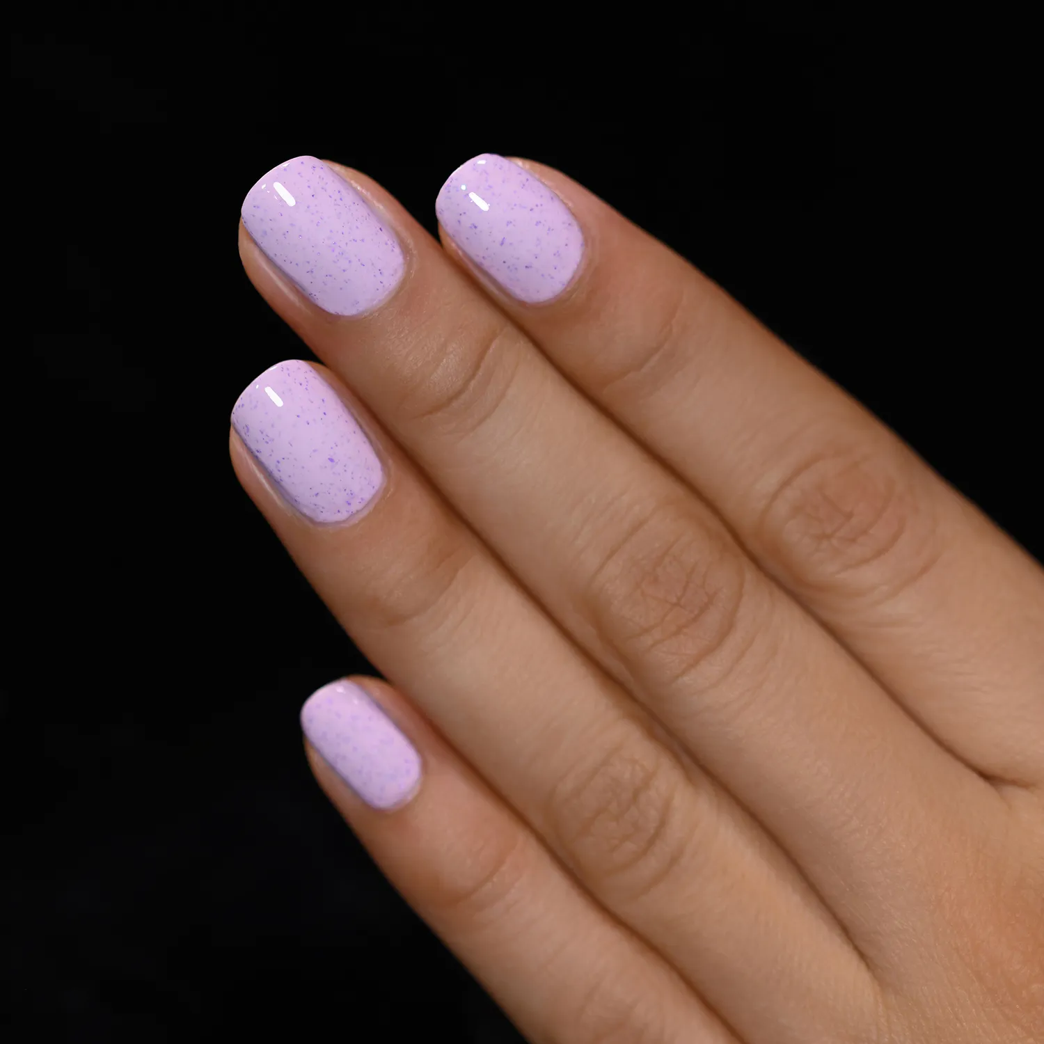 ILNP Hatched Heather nagellack ljuslila prickig