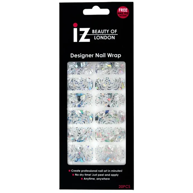 Iz Beauty Wrap It nagelwraps holographic