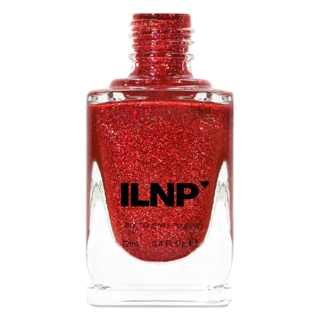 ILNP Cherry Luxe nagellack röd metallic