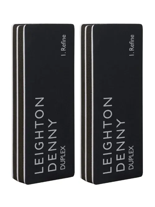 Leighton Denny Duplex Buffer nagelbuffer 2-pack åsar