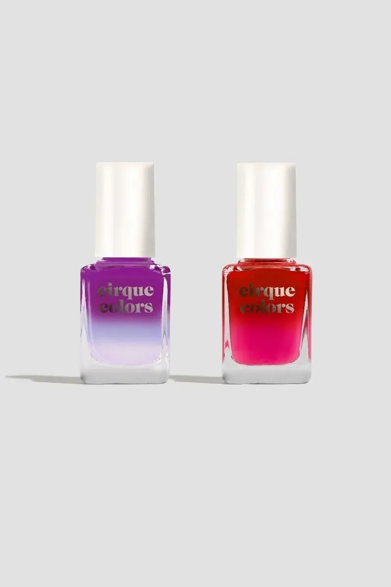 Cirque Colors Old Flames Duo termiskt nagellack set 2-pack