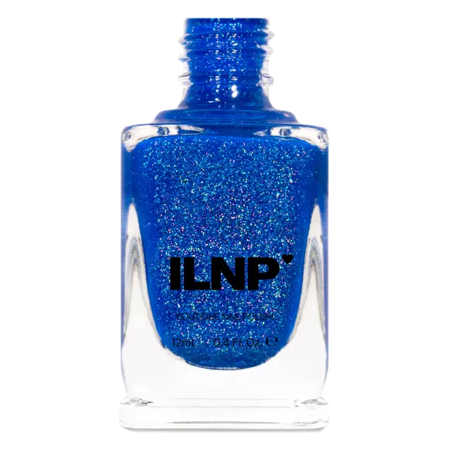 ILNP Wildflowers Songbird nagellack koboltblå holografisk