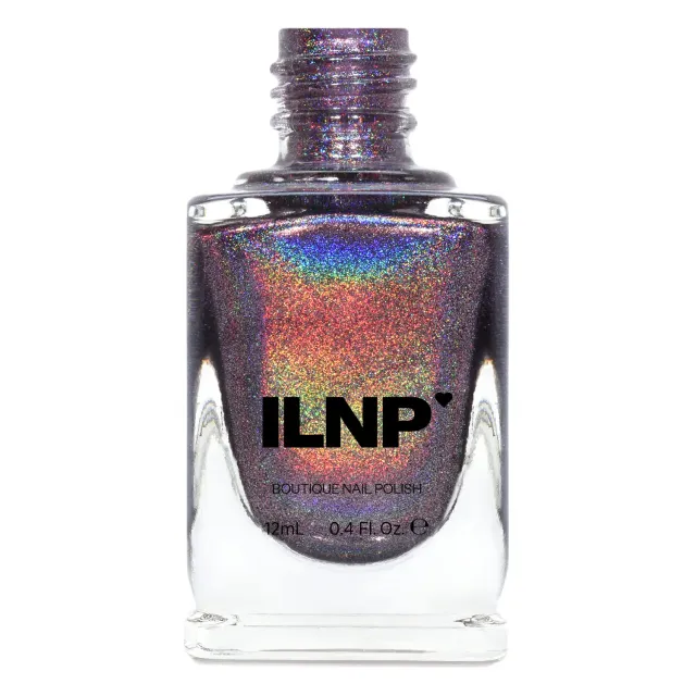 ILNP Ultra Holo Charmed nagellack plommon holografiskt