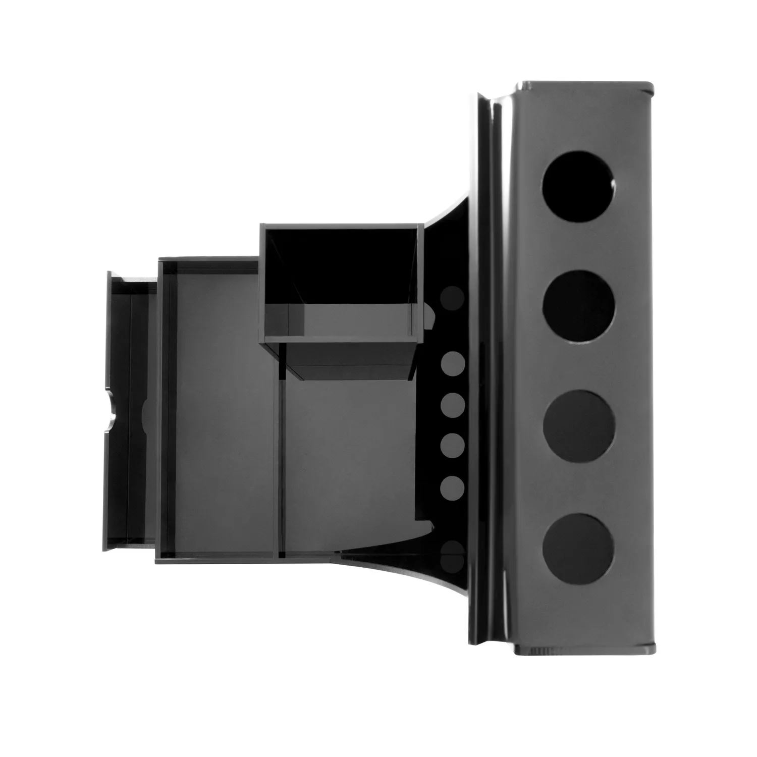 Iz Beauty Black Branded Desk Tidy förvaring akryl