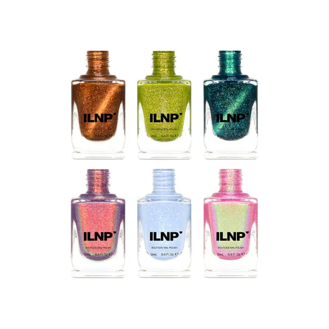 ILNP Fairy Forest nagellackset 6-pack magnetisk shimmer