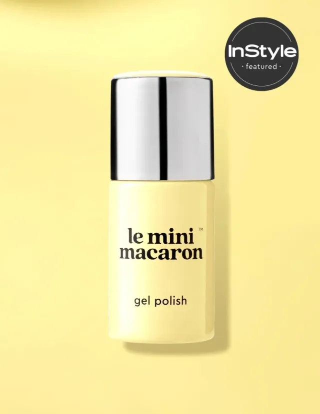 Le Mini Macaron Lemon Sorbet gellack pastellgul