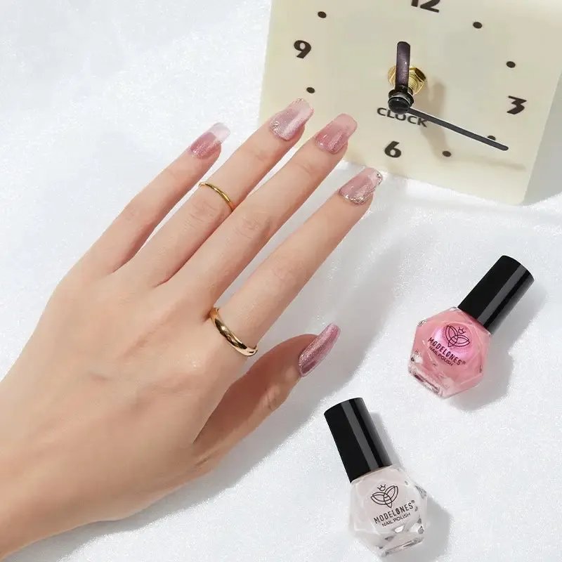 Modelones Rebellion nagellack 6-pack cat eye svart