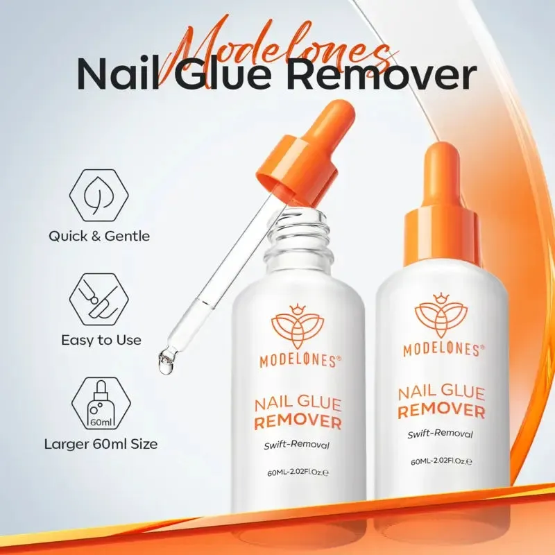 Modelones Nail Glue Remover nagellimborttagare 30ml skonsam