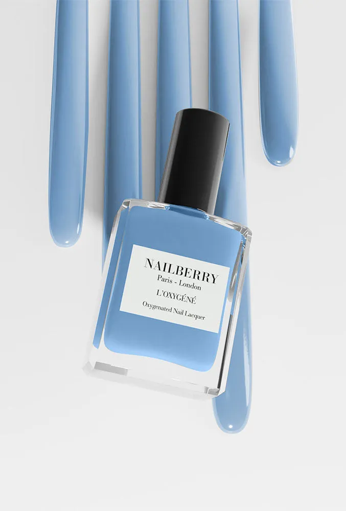 Nailberry Mistral Breeze nagellack pastellblå 14 ml opak