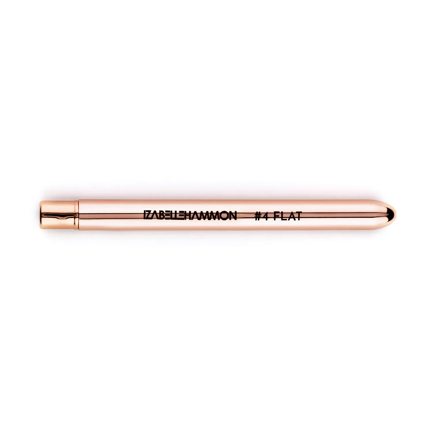 Iz Beauty Filbert #4 gelpensel metall flat fransk