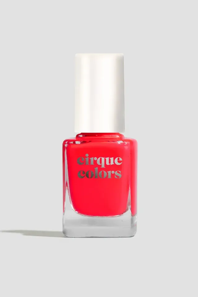 Cirque Colors Road Rage nagellack neonröd kräm