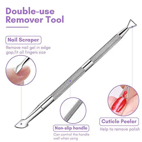 Makartt Remover Clips Kit nagelclips lila 20-pack