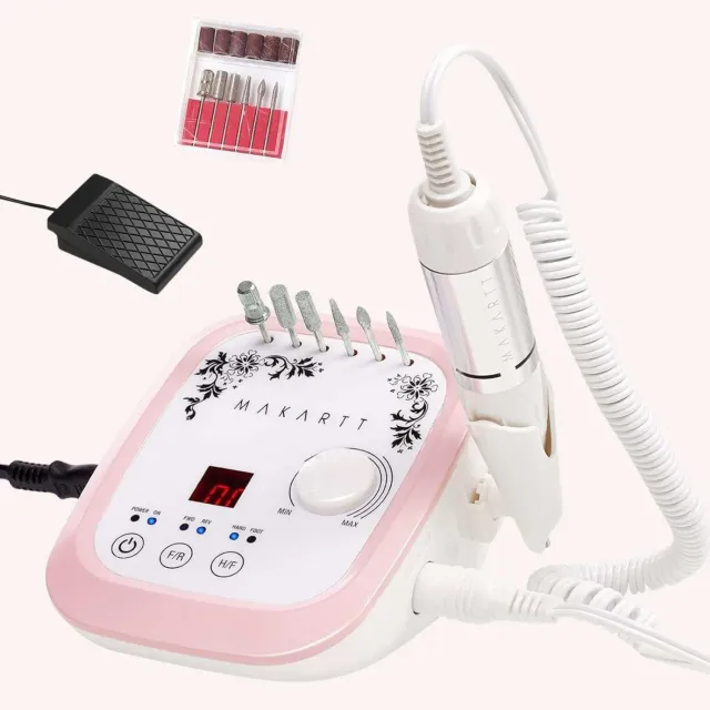 Makartt Genesie 35000RPM elektrisk nagelfil kit tyst