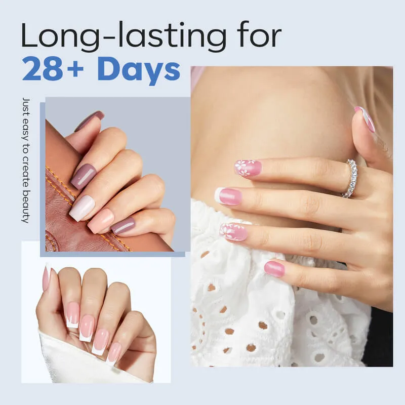 Modelones Semi-Frosted nageltips halvmatt full cover