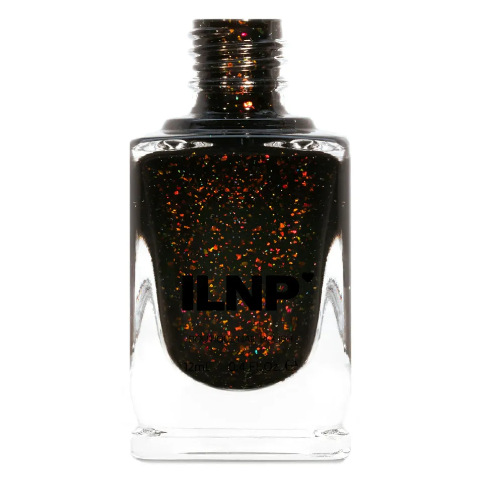 ILNP Hex nagellack svart jelly orange