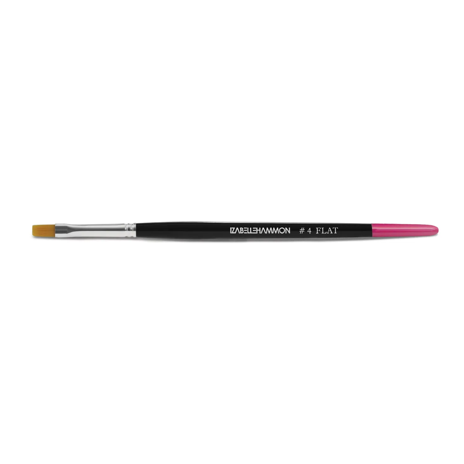 Iz Beauty Flat Gel Brush 4 gelpensel platt taklon