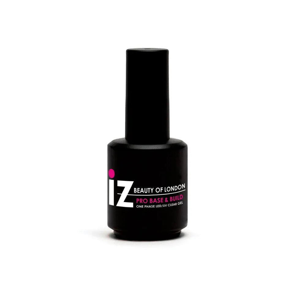 Iz Beauty Pro Base&Build Clear gel 10ml brush-on