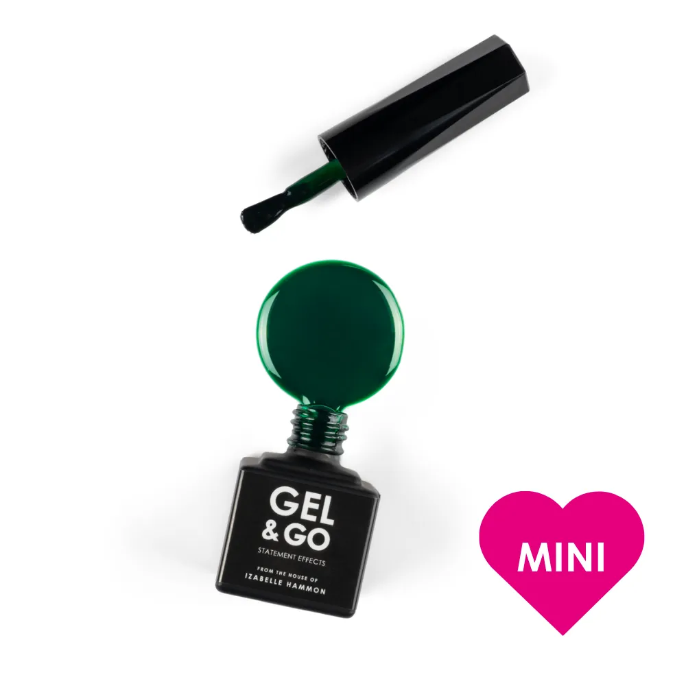Iz Beauty GEL&GO Glass Green gellack grön translucent 8ml
