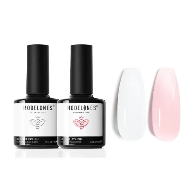 modelones Classic French gellack 2-pack jelly fransk