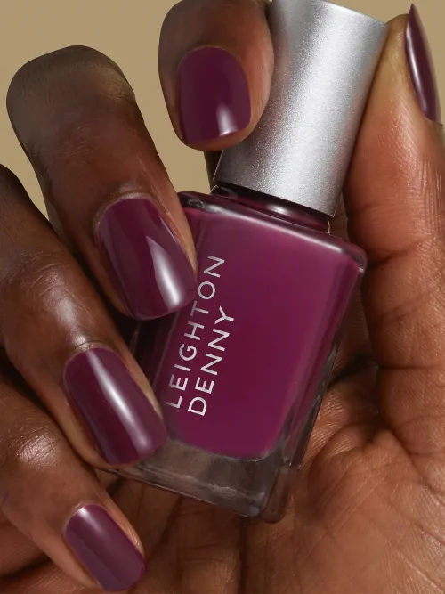 Leighton Denny Tough Love nagellack 13,5 ml djup plommon