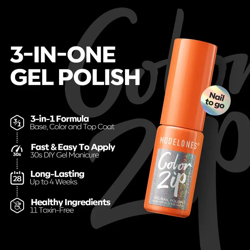 Modelones One Step Gel Polish gellack Midnight Light 3-i-1