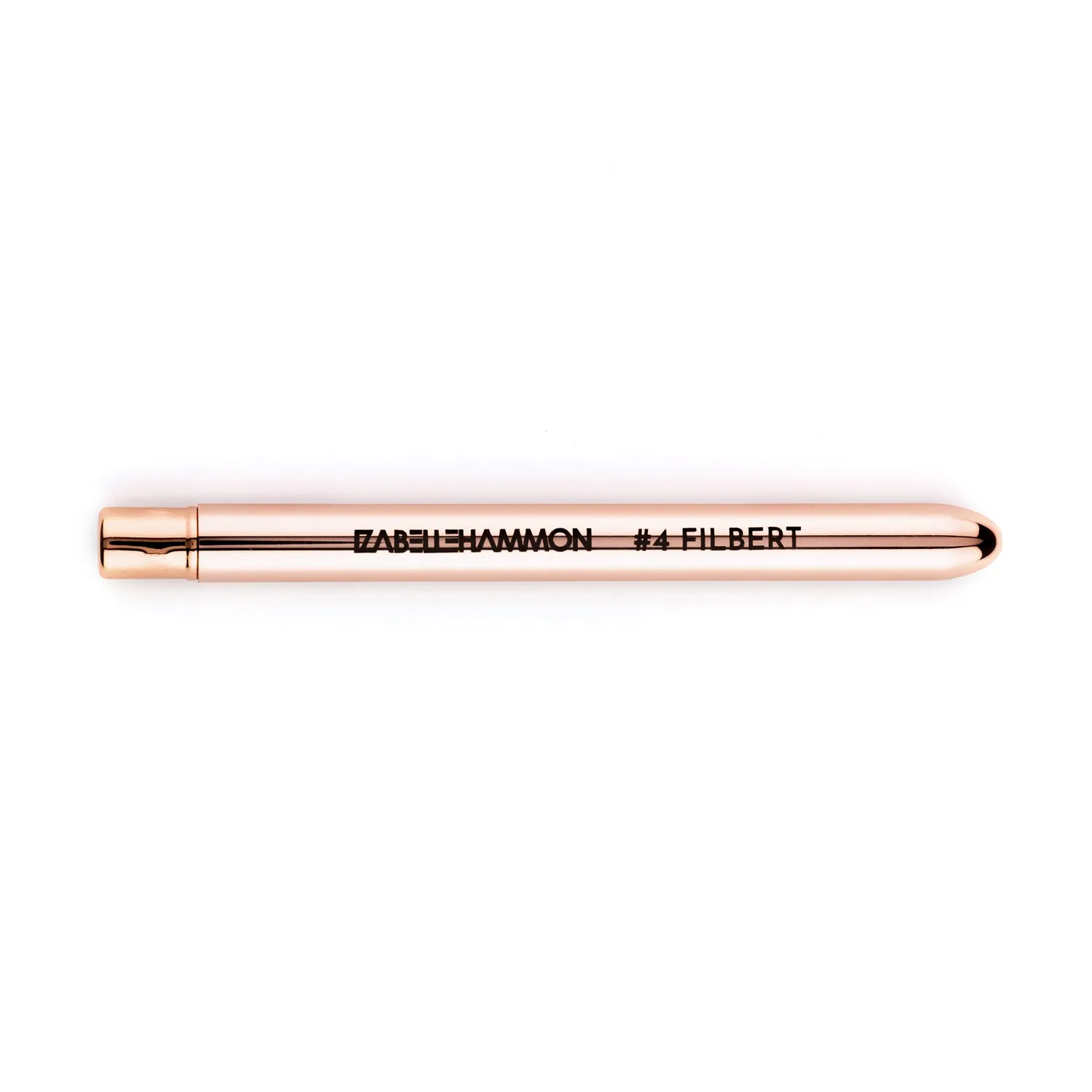 Iz Beauty Filbert gelpensel #4 metallhandtag