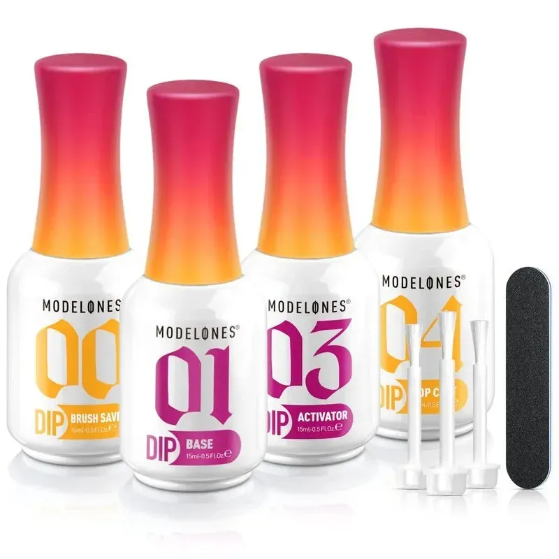 Modelones Dipping Powder Gel Set dippkit 4-delar