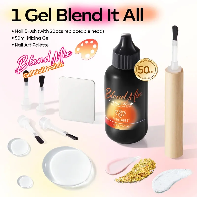 Modelones Mixing Gel 50 ml glitter ombre