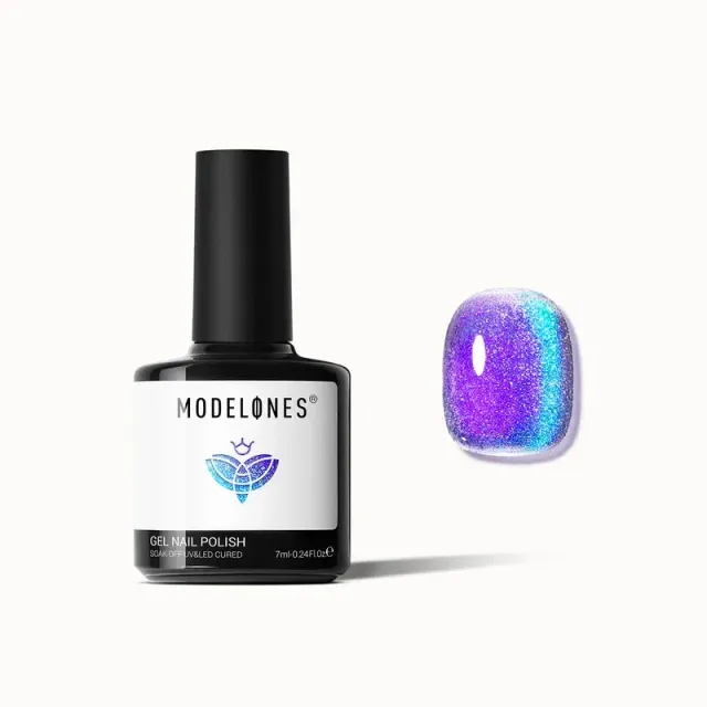 Modelones Inspire Gel cat eye Rainbow Blue 15ml magnet