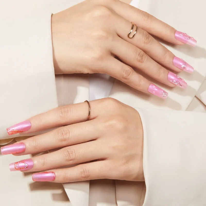 Modelones Blush Pearl nagellack rosa shimmer