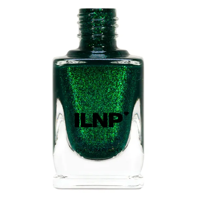 ILNP Good Fortune nagellack smaragd shimmer